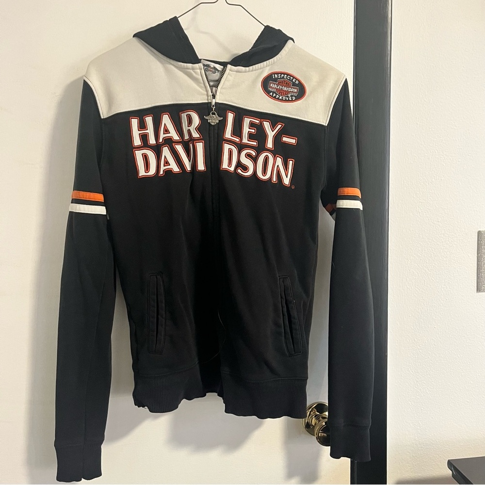 vintage Harley Davidson zip up hoodie